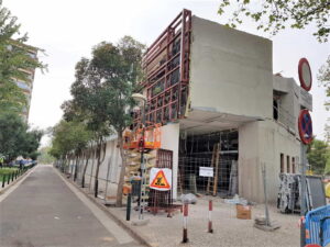 Pavimento ligero de pvc en Clinica Miraflores