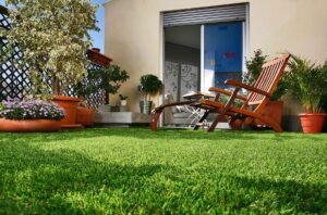 Césped artificial para terraza en ático del Actur Zaragoza