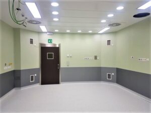 Pavimento conductivo en Clinica Viamed Montecanal