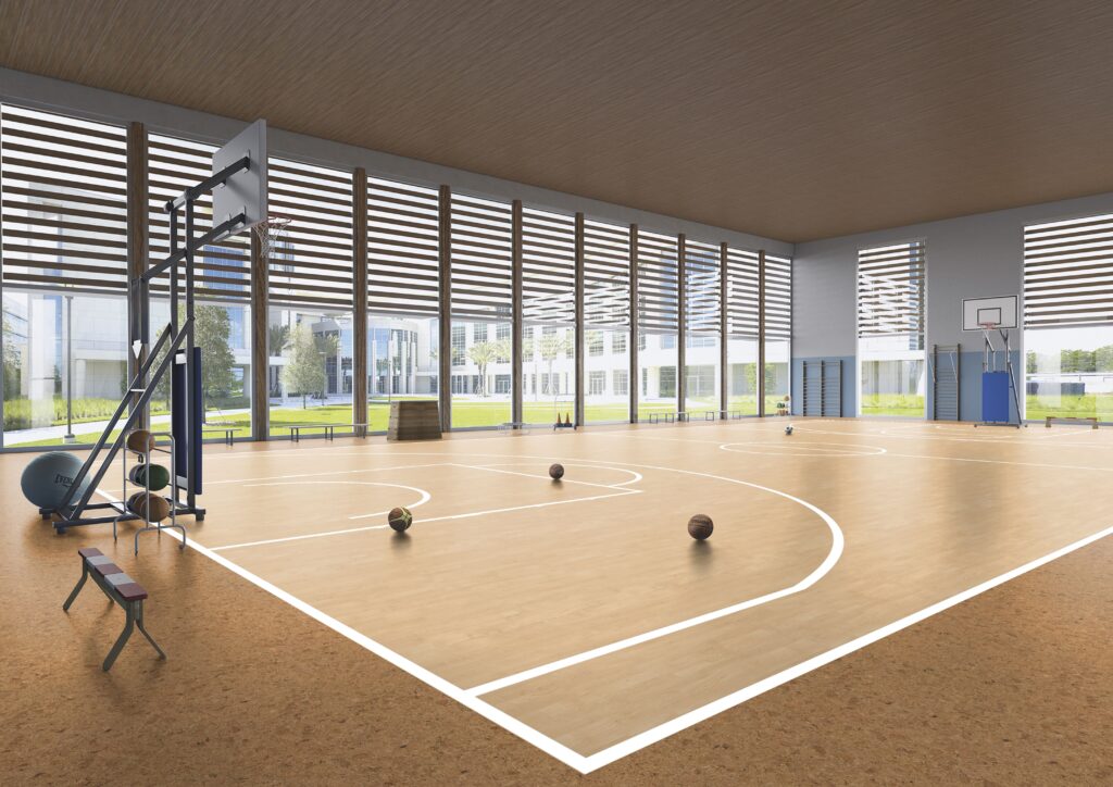 Instalación de pavimento deportivo en Zaragoza en gimnasio profesional